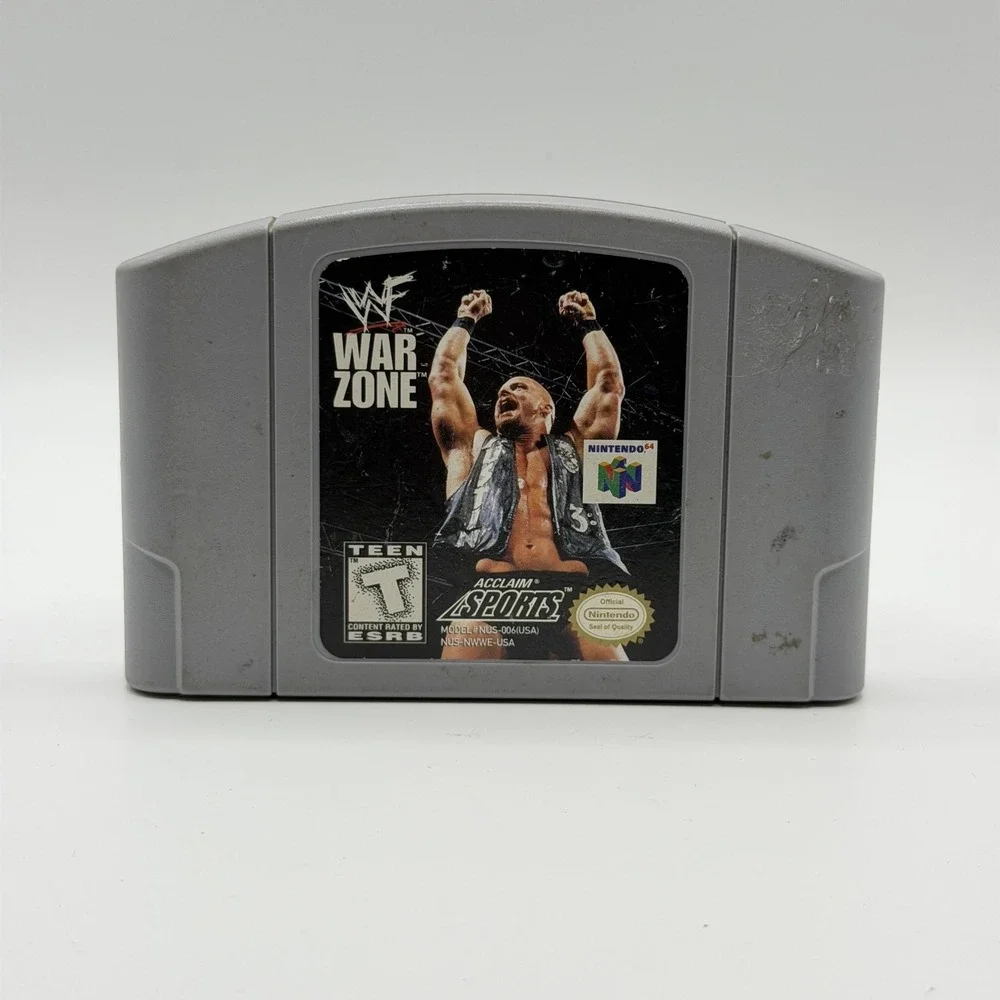 WWF War Zone Nintendo 64 N64 Game T Acclaim Sports NTSC-U/C 1998 Cartridge Only
